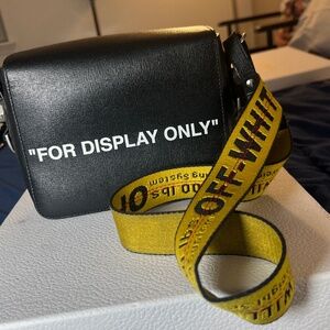 Off White by Virgil Abloh "For Display Only " cross body bag